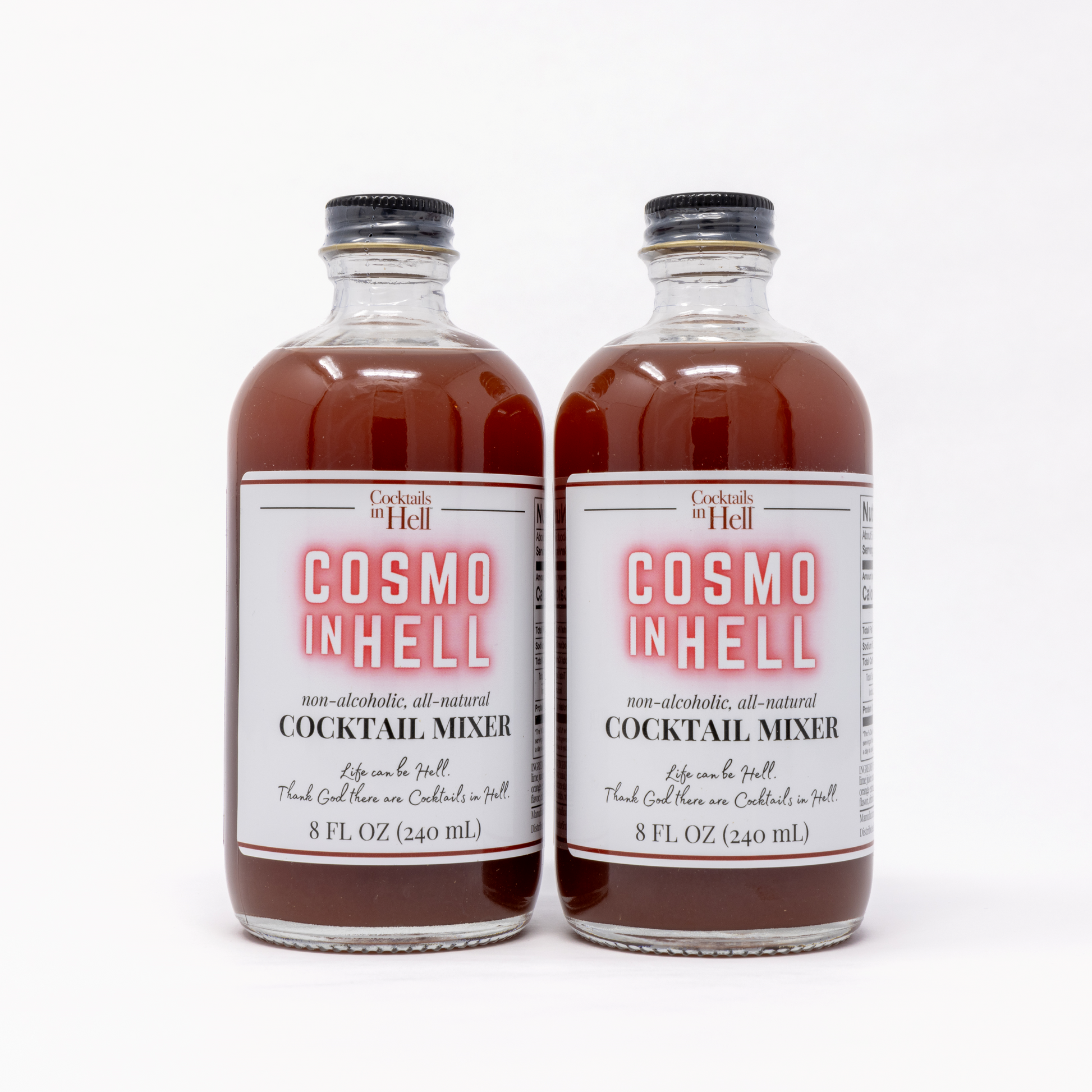 Cocktails In Hell Cosmo in Hell Two-Pack Mocktail Mixer