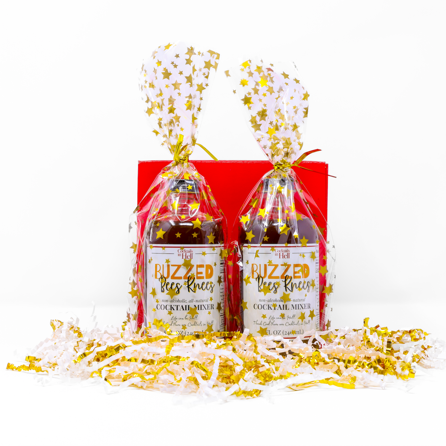 2 Pack Buzzed Bees Knees Boxed Gift Set