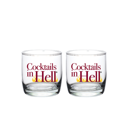 Cocktails In Hell shot glasses